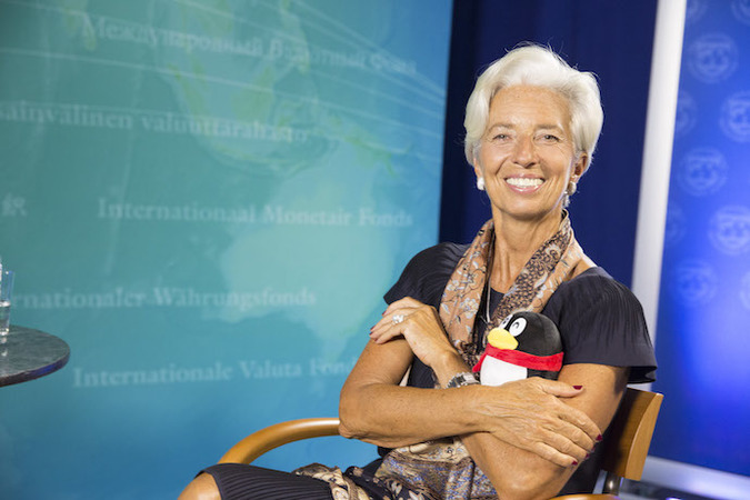 Глава Совета директоров МВФ Кристин Лагард