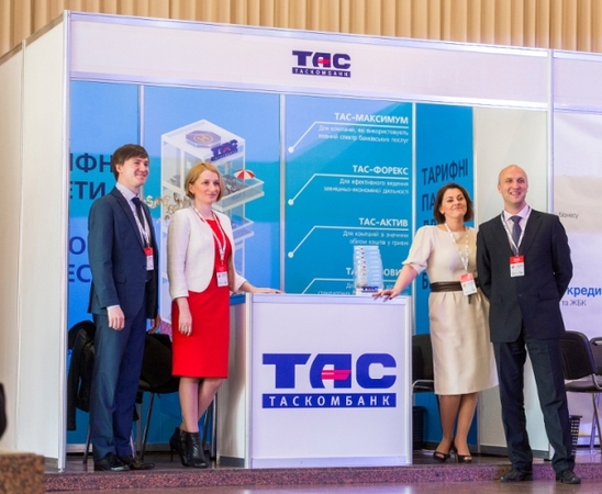 В Киеве состоялась первая «Финансовая ярмарка», где Таскомбанк презентовал свои продукты и услуги для малого и среднего бизнеса.