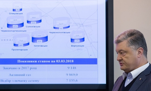 Вчера Украина сократила потребление газа на 25 млн кубических метров, или на 14% от общего объема потребления.