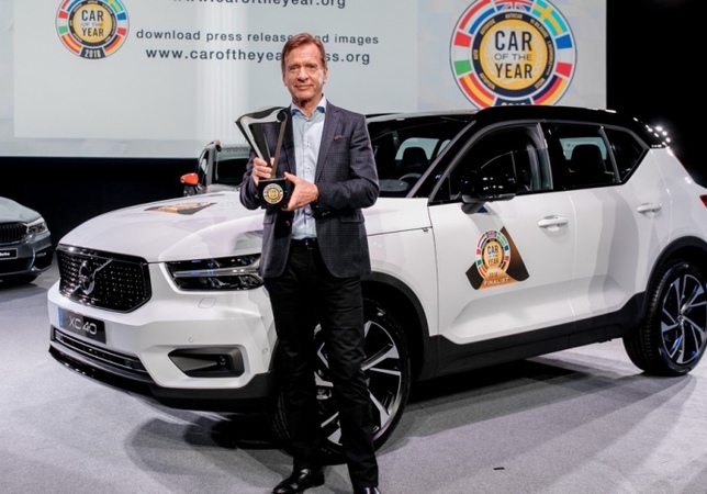 Кроссовер Volvo XC40 стал победителем конкурса «Европейский автомобиль года».