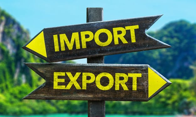 Объемы экспорта в апреле выросли на 19,6% в годовом измерении до 3,7 млрд.