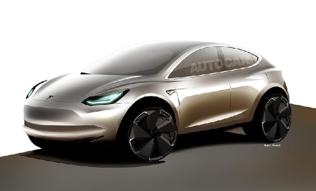 Ілон Маск показав тізерне зображення електрокроссовера Tesla Model Y, презентація якого запланована на 15 березня 2019 року, повідомляє Autocar.