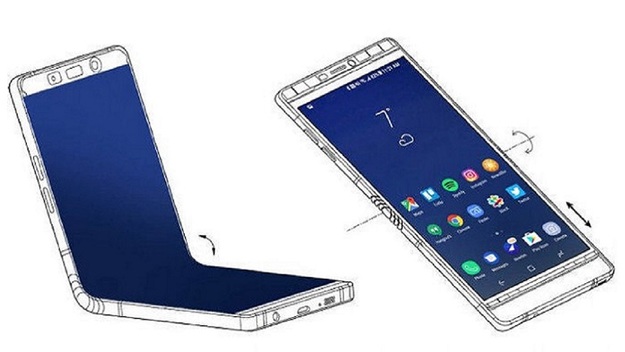 Компания Samsung стремится первой создать сгибающийся смартфон с одним непрерывным экраном, заявляют инсайдеры.