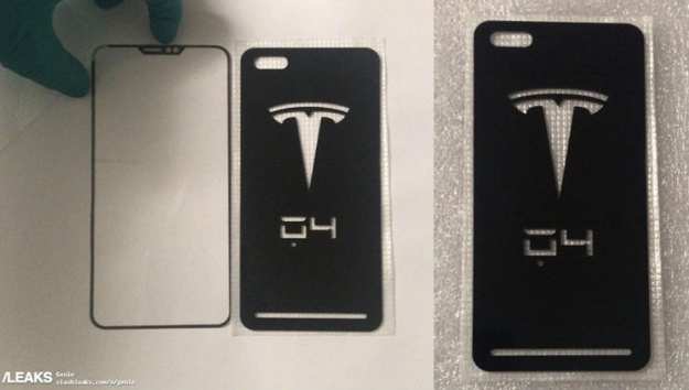 В сети появились изображения передней и задней панелей смартфона от якобы компании Илона Маска Tesla.