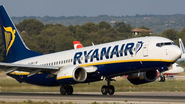 Rynair почав великий розпродаж 1 мільйона авіаквитків, який охоплює всі напрямки лоукостера з України.