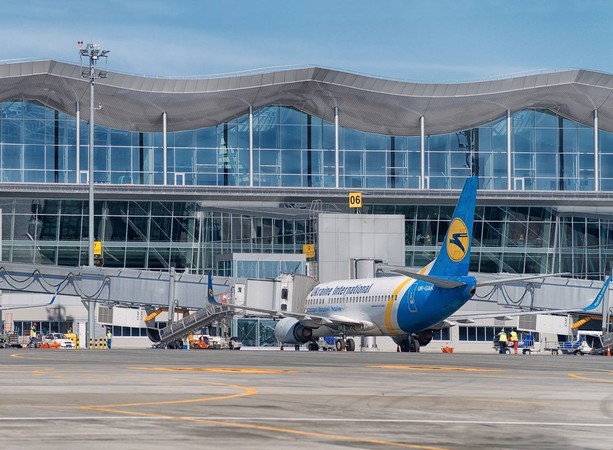В сентябре киевский аэропорт «Борисполь» принял более 1 млн.