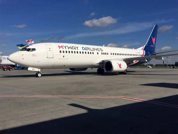 Новая грузинская авиакомпания Myway Airlines 5 октября выполнила первый рейс из Тбилиси в аэропорт Борисполь.