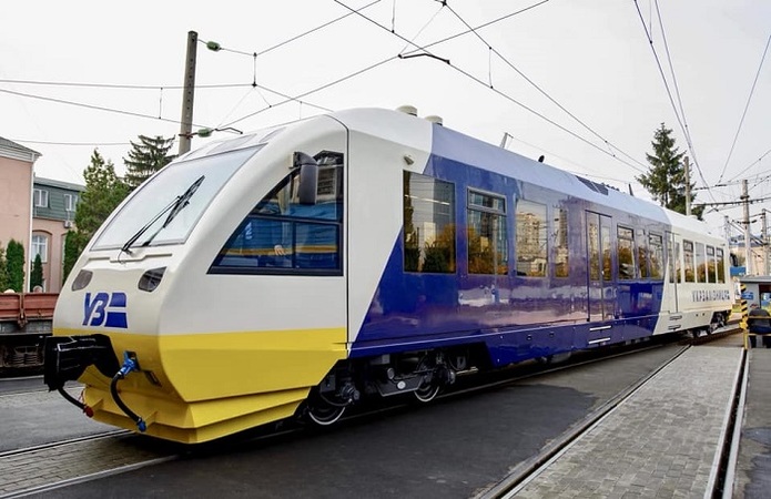 Укрзализныця представила поезд, который будет курсировать из Центрального вокзала в аэропорт «Борисполь».