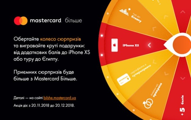 Онлайн-банк monobank и Mastercard разыгрывает iPhone XS или тур в Египет.