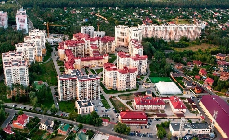 Взять ипотеку на квартиру можно в 10 жилых комплексах пригорода Киева.