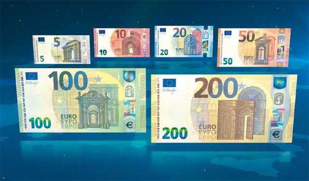 Європейський центральний банк (ЄЦБ) готується до випуску нових купюр номіналом 100 і 200 євро.