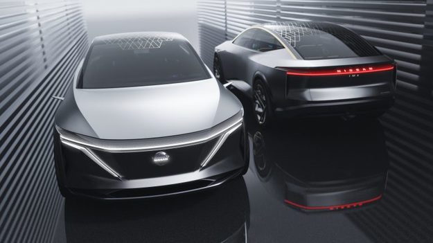 Компания Nissan представила на Детройтском автосалоне концепт электромобиля Nissan IMs.