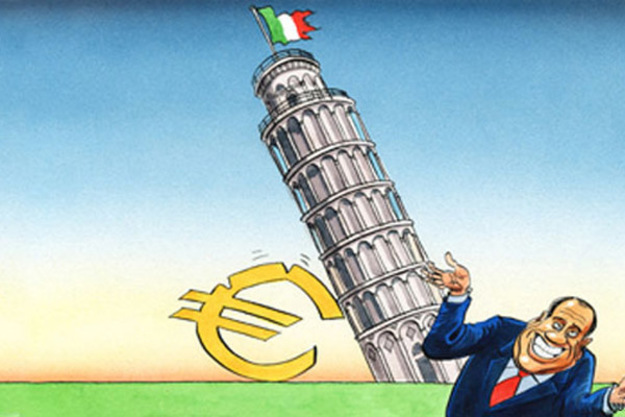 Третя за величиною економіка єврозони — італійська — вступила в стадію технічної рецесії.