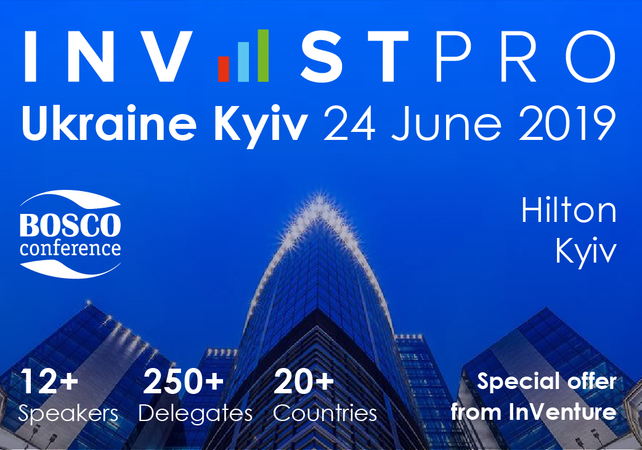 «Минфин» разыграл среди читателей один бесплатный билет на 10-ю международную В2С конференцию-выставку для инвесторов InvestPro Ukraine, которая пройдет 24 июня в отеле Hilton Kyiv.