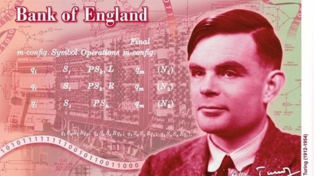 Банк Англии разместит на новой купюре в 50 фунтов портрет математика Алана Тьюринга, который разгадал коды нацистов во время Второй мировой войны.