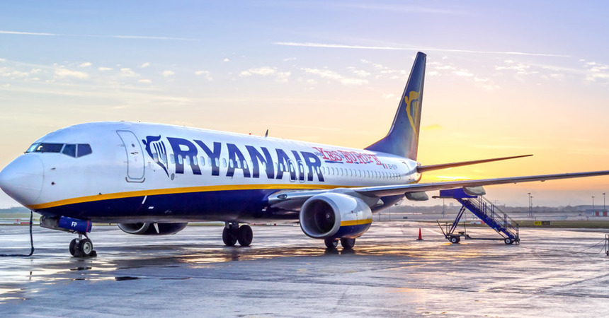 Ryanair запустив новий розпродаж 70 000 авіаквитків, на осінні рейси, включаючи українські напрямки, за ціною від 10 євро в одну сторону.