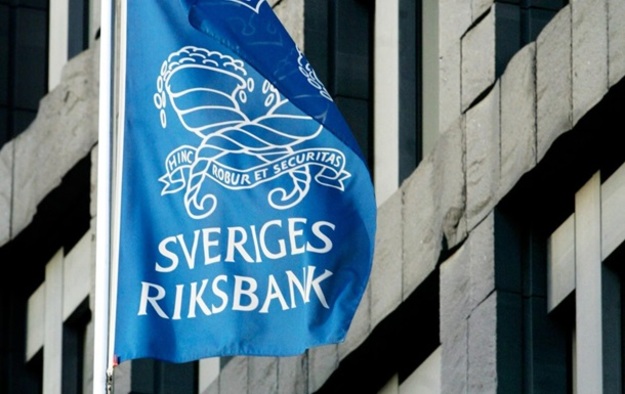 Государственный банк Швеции повысил в четверг свою базовую ставку с минус 0,25 до 0%.