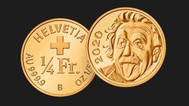Монетний двір Швейцарії викарбував найменуш золоту монету у світі.