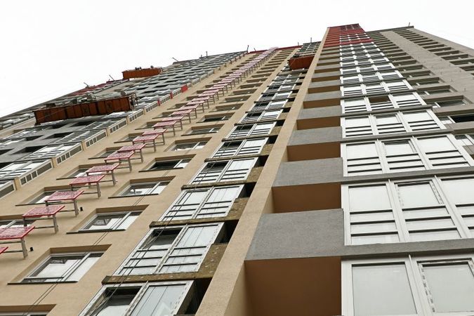Киевгорстрой принял на баланс и возобновил строительство жилого комплекса «Гармония».