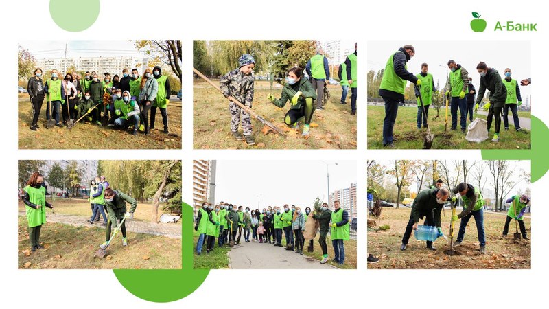 17 октября все области Украины присоединились к акции «1000000 деревьев за 24 часа» в рамках глобального экологического проекта «Озеленение Украины».