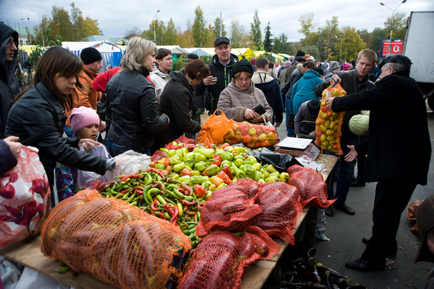 С 1 по 12 апреля в Киеве запретили проведение продуктовых ярмарок.