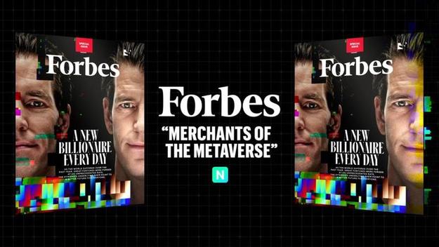 Американский журнал Forbes продал свою обложку в виде NFT (невзаимозаменяемый токен) за $333 тыс. — на обложке изображены американские предприниматели, братья-близнецы Винклвоссы.