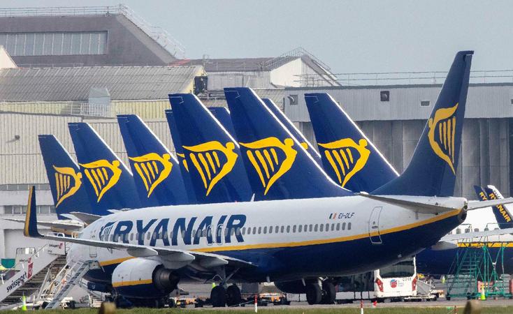 Лоукостер Ryanair сохранил только 9% рейсов от докризисного уровня