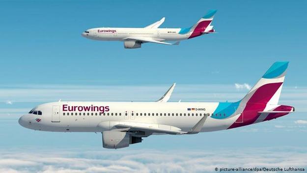 Немецкий лоукостер Eurowings начинает полеты в Украину — с 1 сентября будет выполнять полеты по маршруту Дюссельдорф — Киев.