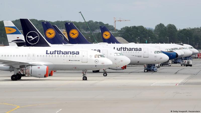 Lufthansa на неделю остановит рейсы в Киев