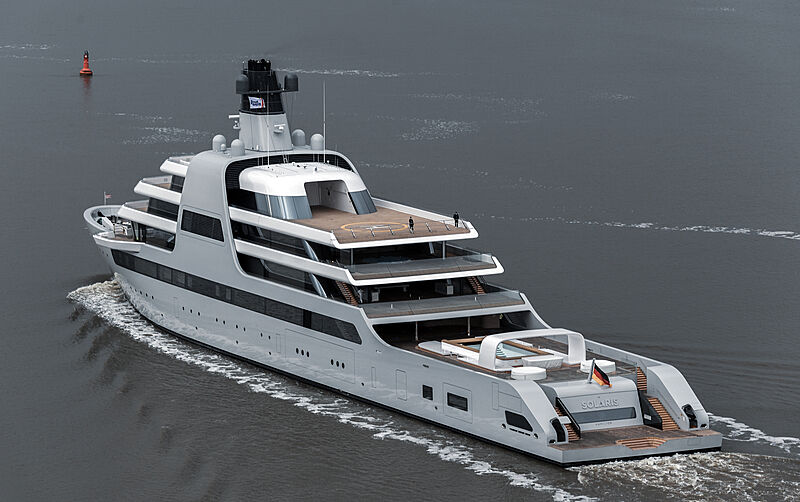 Solaris, супер’яхта російського мільярдера Романа Абрамовича, чия вартість оцінюється у $600 млн, вийшла з доку у Барселоні.