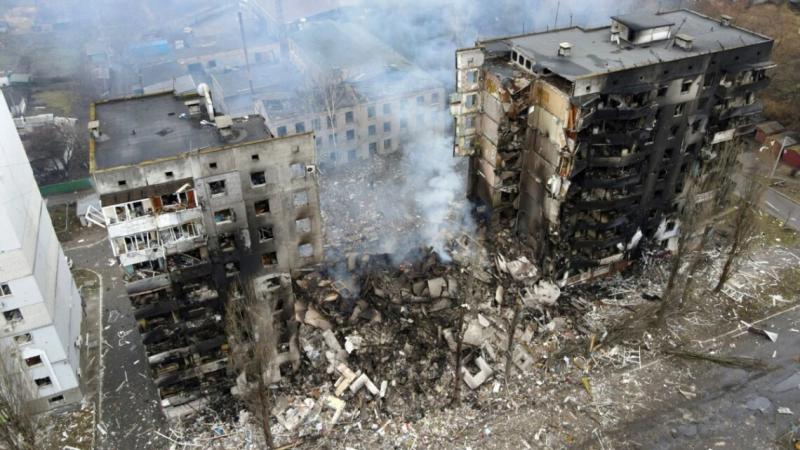 Обсяг прямих збитків економіки України від пошкодження та руйнування житлових і нежитлових будівель та інфраструктури становить щонайменше $95,5 млрд, або понад 2,6 трлн грн.