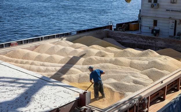 Соединенные Штаты и Украина разрабатывают «план Б» по вывозу зерна из страны после нападения России на порт Одессы.