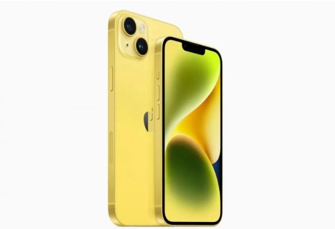 Американская компания Apple объявила о выпуске iPhone 14 и iPhone 14 Plus в желтом цвете.