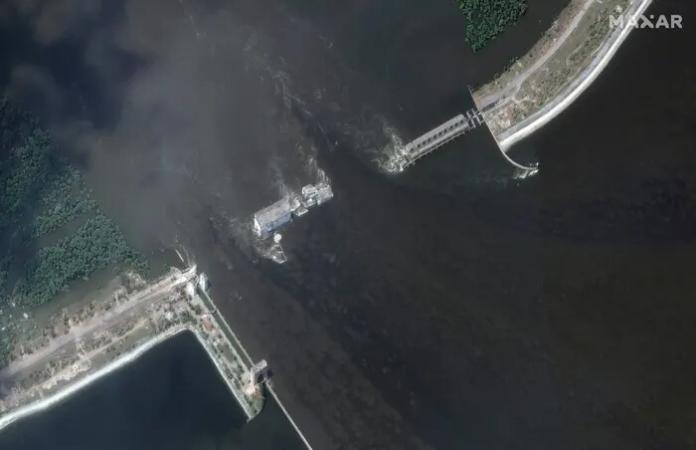 Сумма ориентировочного ущерба окружающей среде из-за подрыва россиянами Каховской ГЭС уже превысила 55 млрд гривен.