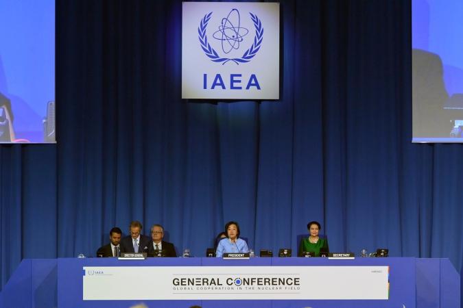 В четверг, 28 сентября, на сессии Генеральной конференции МАГАТЭ Украину избрали членом Совета управляющих Агентства.