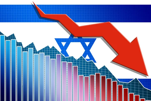 Валовий внутрішній продукт — ключовий показник економічного здоров’я Ізраілю — впав на 19% у річному обчисленні в четвертому кварталі 2023 року.