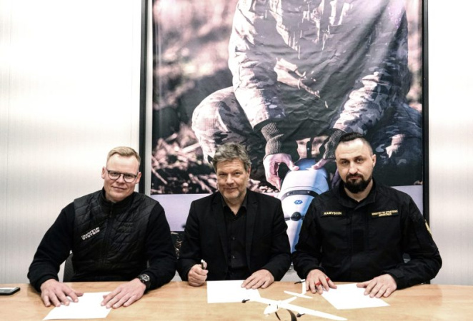 Немецкая компания открыла новый завод по производству беспилотников в Украине