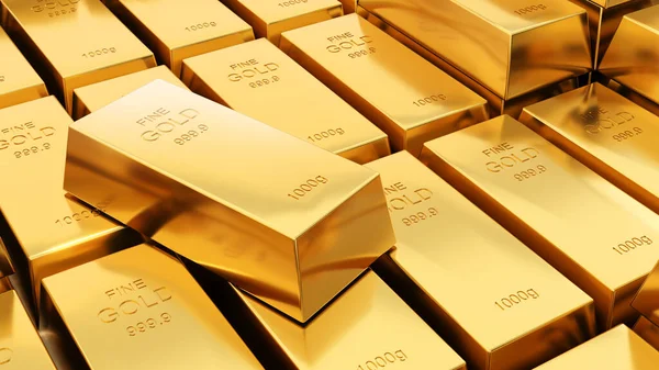 Ціни на золото йдуть вниз у понеділок, оскільки інвестори згортають позиції паралельно з ширшим розпродажем на фондових ринках, хоча аналітики відзначають, що привабливість дорогоцінного металу як активу-притулку залишається високою на тлі побоювань про рецесію в США.