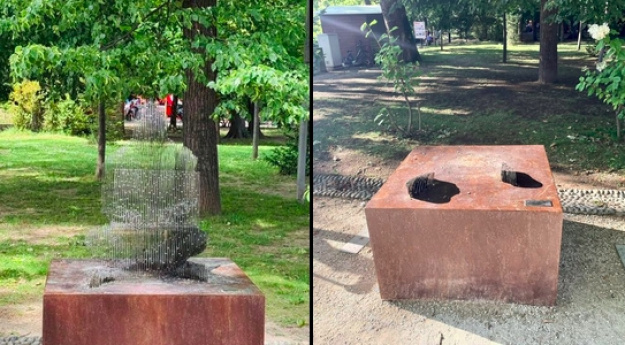 Влада швейцарського міста Лугано витягла з озера статую, встановлену на честь анонімного творця біткоїна Сатоші Накамото.