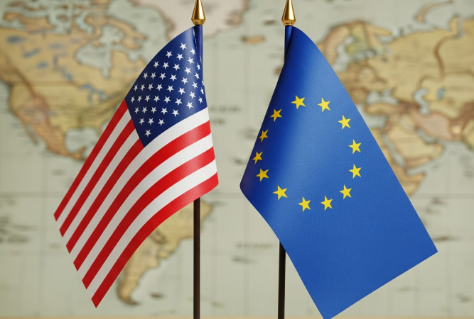 США и Европейский Союз объявили о достижении рамочного соглашения о «взаимной, справедливой и сбалансированной торговле».