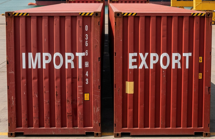 В январе-августе 2025 года в Украину импортировали товаров на сумму $52,6 млрд, а экспортировали — на $26,3 млрд.