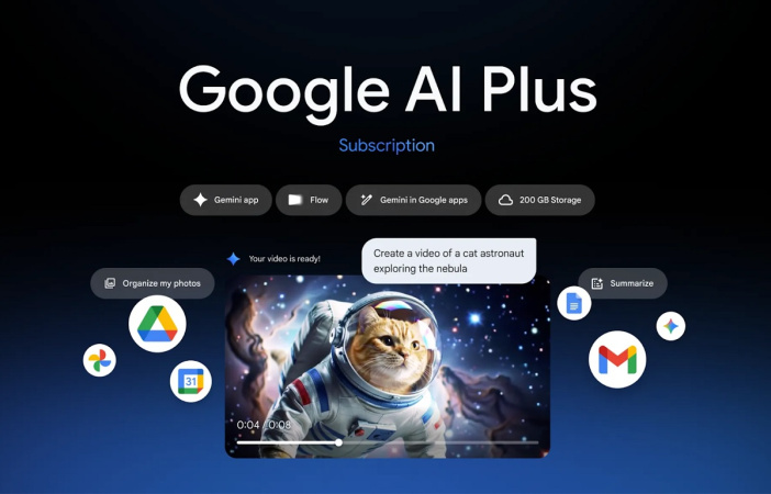 Компания Google объявила о запуске в Украине нового плана подписки — Google AI Plus.