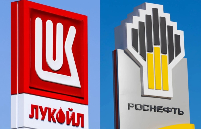Акції «Роснефти» і «Лукойла» на Московській біржі впали після того, як дві найбільші нафтові компанії росії опинилися під санкціями США.