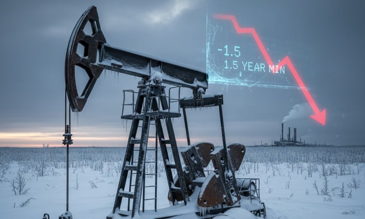 Нефтяной антирекорд рф: в декабре добыча обвалилась до минимума за полтора года