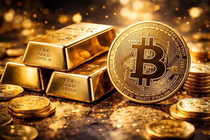 Золото та біткоїн разом можуть посилити інвестпортфель — Bitwise