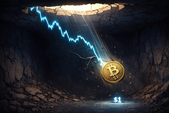 Щоразу, коли біткоїн втрачає десятки відсотків і ринок накриває хвилею ліквідацій, повертається одне й те саме питання: чи може головна й найдорожча криптовалюта світу не просто впасти, а обвалитись до символічного $1?