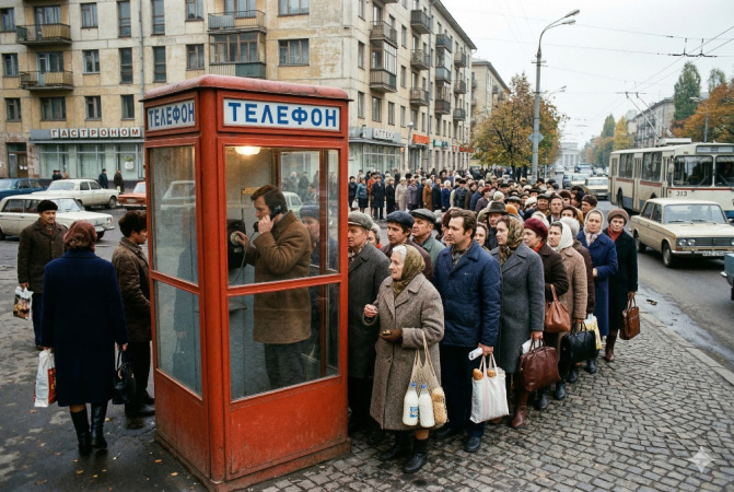 Через регулярні перебої з мобільним зв'язком та інтернетом у великих містах Росії, зокрема в Москві, місцеві депутати ініціюють повернення на вулиці телефонних будок.