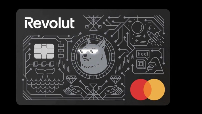Необанк Revolut оголосив про запуск своєї першої фізичної криптокартки з підтримкою Dogecoin.