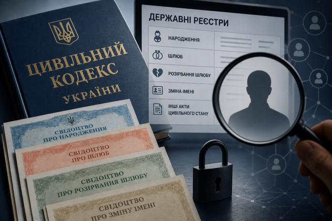 Ваш шлюб, розлучення чи зміну імені можуть розкрити для «заінтересованих осіб»: новий ЦК
