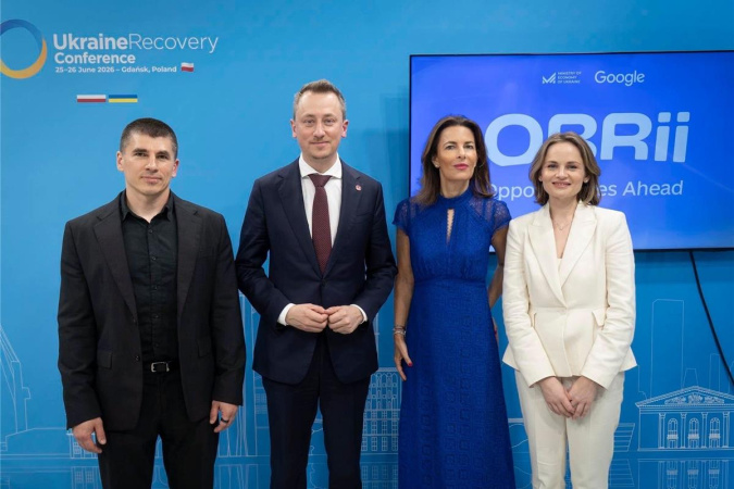 На конференции Ukraine Recovery Conference в Гданьске Google объявил о гранте в размере $5 млн для развития цифровой экосистемы рынка труда